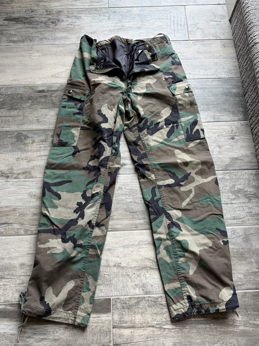 Men's Camo Cargo Pants Green Black Brown
